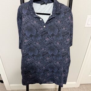 Sunday Swagger Floral Navy Men's Polo